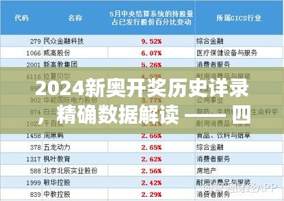 2024新奥历史开奖记录大全,仿真技术方案实现_C版114.677